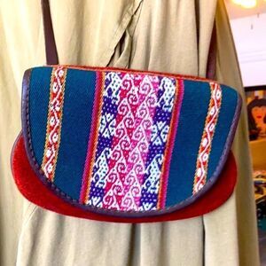 Aliento design  vintage leather bag